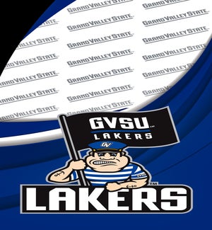 Swirl Stripe Mascot Grand Valley State Bag Boards Set With Bags